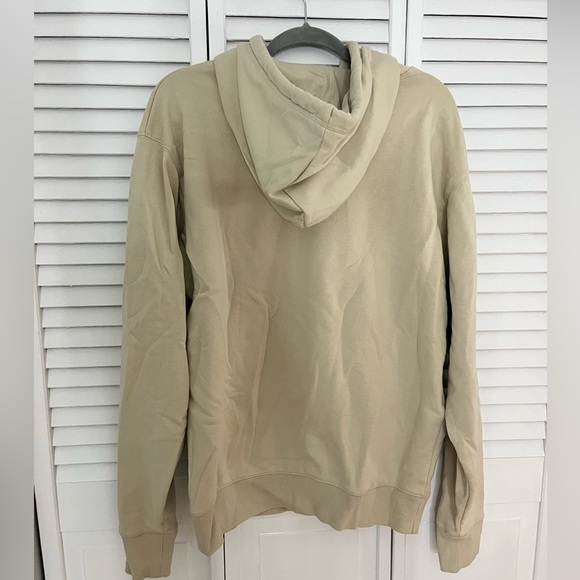 Men’s Champion Classic Fleece Hoodie in Tan - Picture 5 of 5